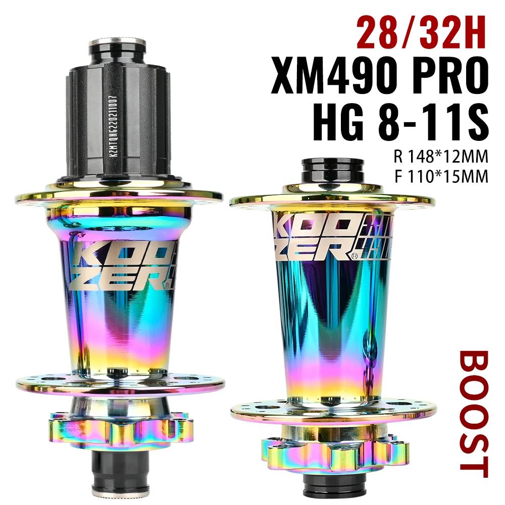 Koozer XM490 PRO Boost 28H 32 trous moyeu de vélo vtt 15x110 12x148MM TA à travers HG XD MS SX GX NX