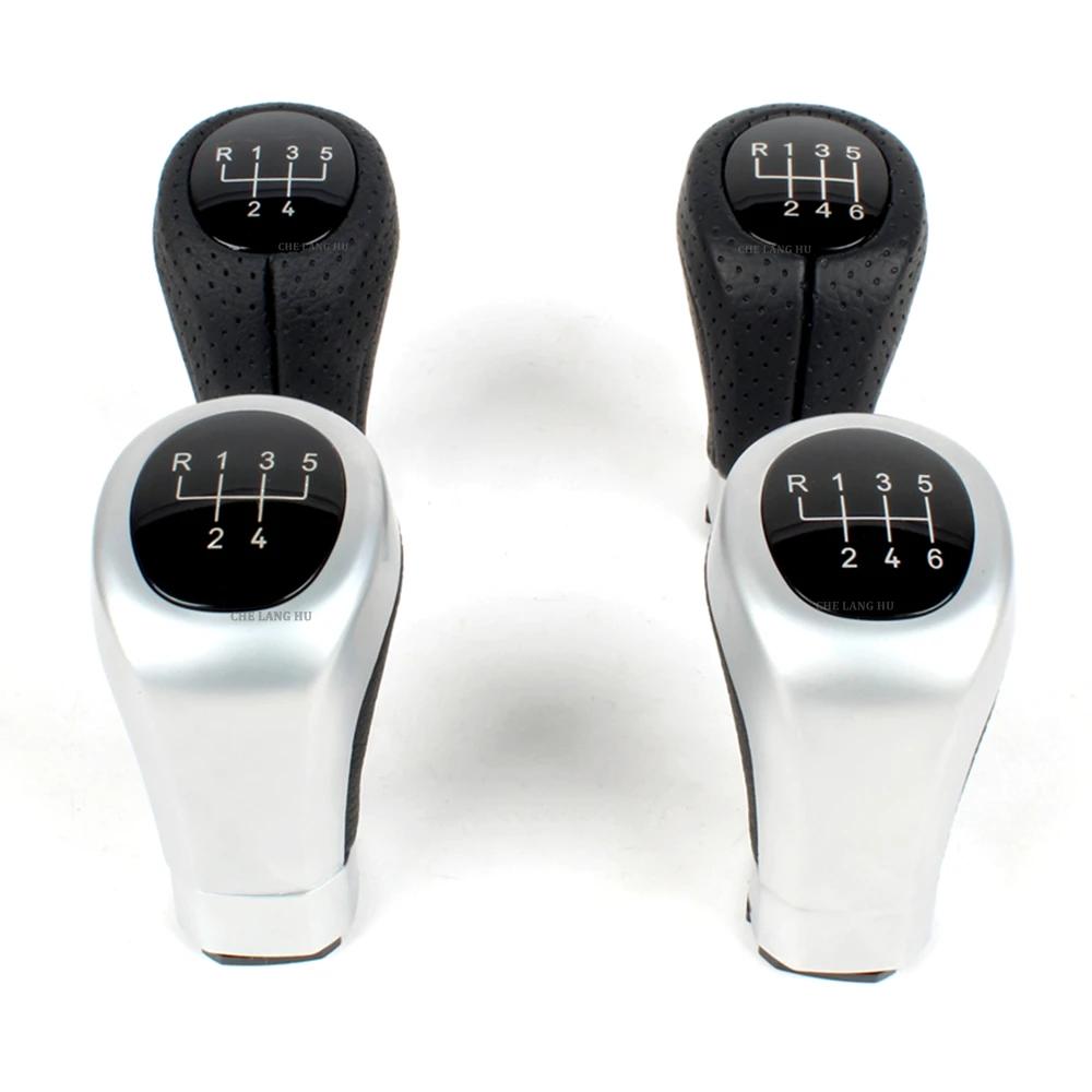 Pour BMW série 1 E81 E82 E87 E88 style de voiture 5/6 vitesses levier de vitesse pommeau de levier d