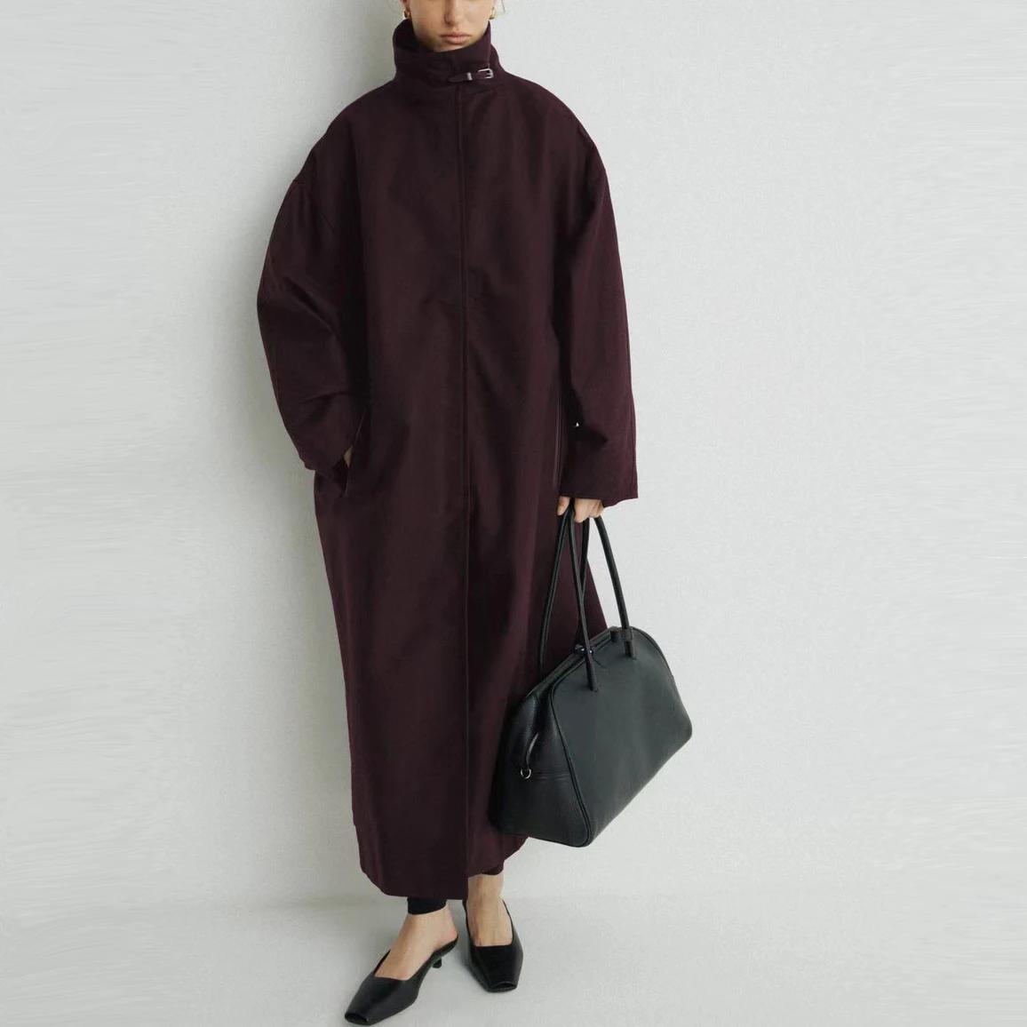 Trench surdimensionné pour femme, manteau Long, élégant, épais et chaud, Parkas, automne hiver 2025