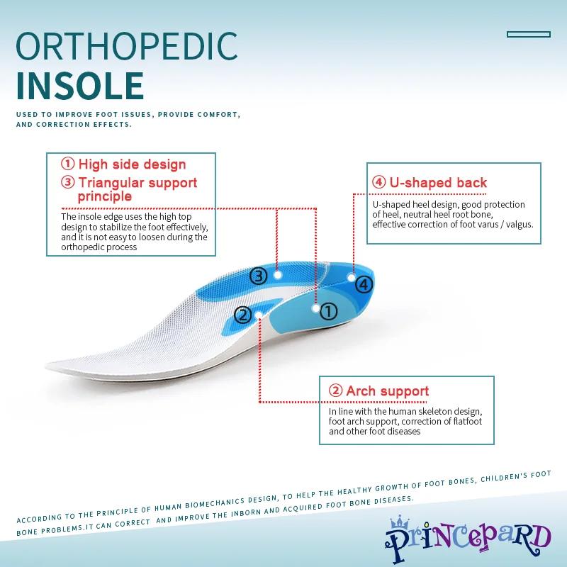 Chaussures orthopédiques pour enfants Princepard, baskets pour filles et garçons, cuir et maille, so