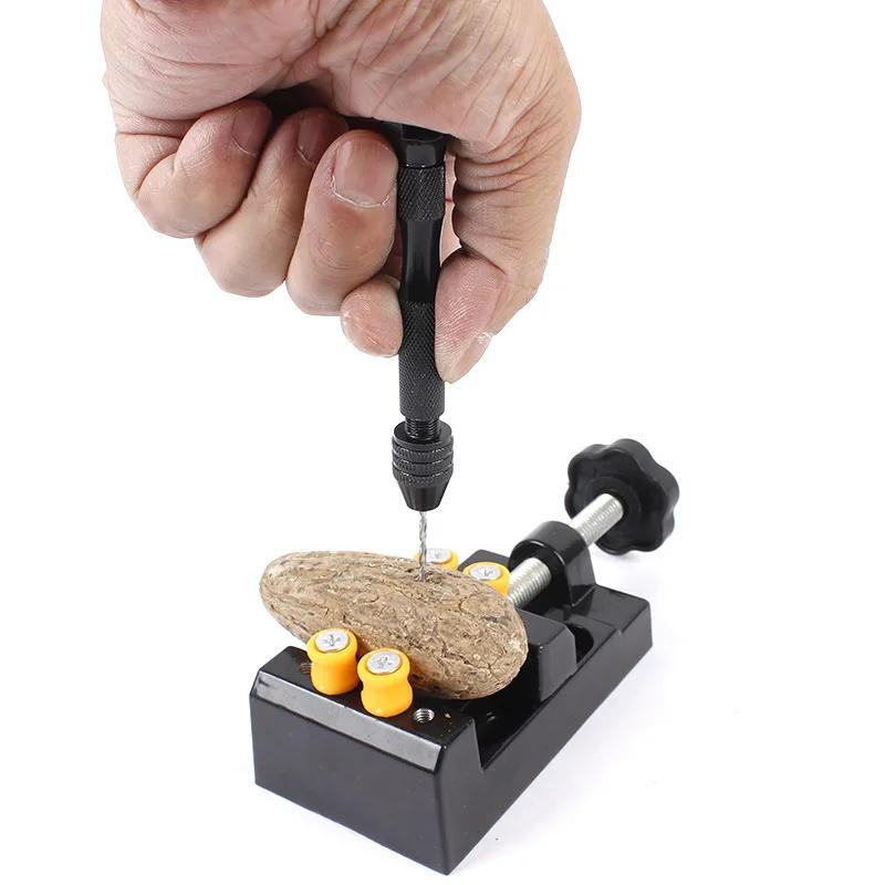 Mini perceuse à main en Micro aluminium 0.3-3.4mm, avec mandrin sans clé, outils manuels rotatifs, p