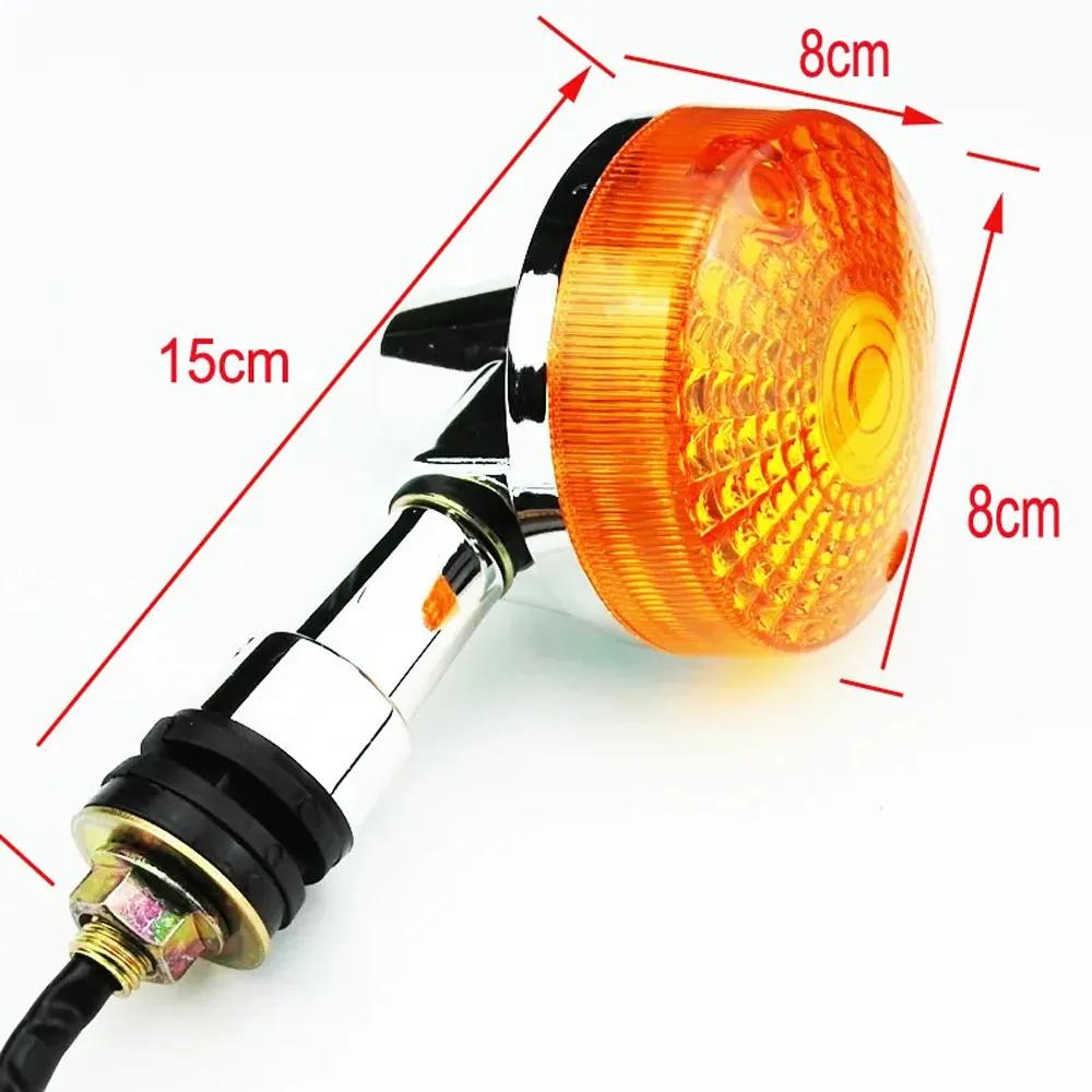 Original rétro 2 pièces 12V Moto GN125 GN 125 HJ125-8 GS125 GS 125 Moto clignotant lampe clignotant 