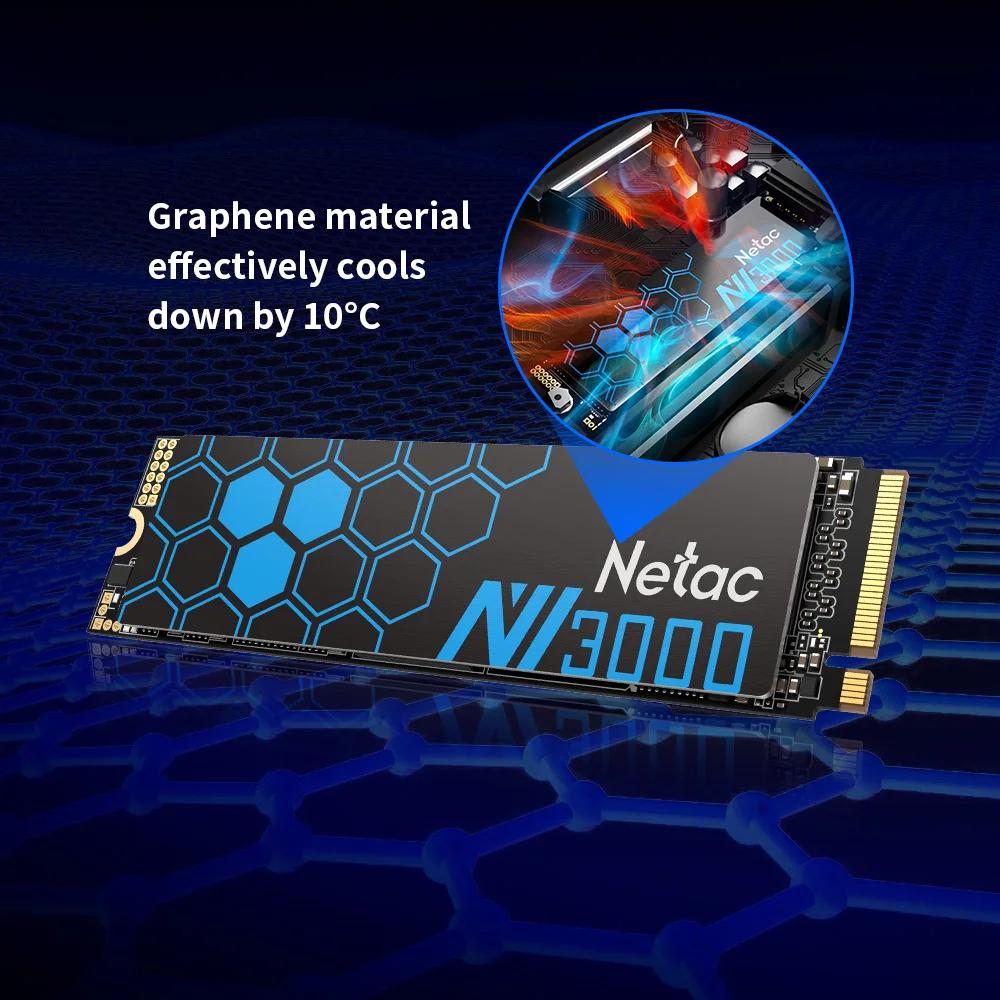 Netac SSD NVMe M.2 1 to 2 to HDD 3500 mo/s disque dur M2 2280 SSD HD 250GB 500GB PCIe3.0 disque dur 