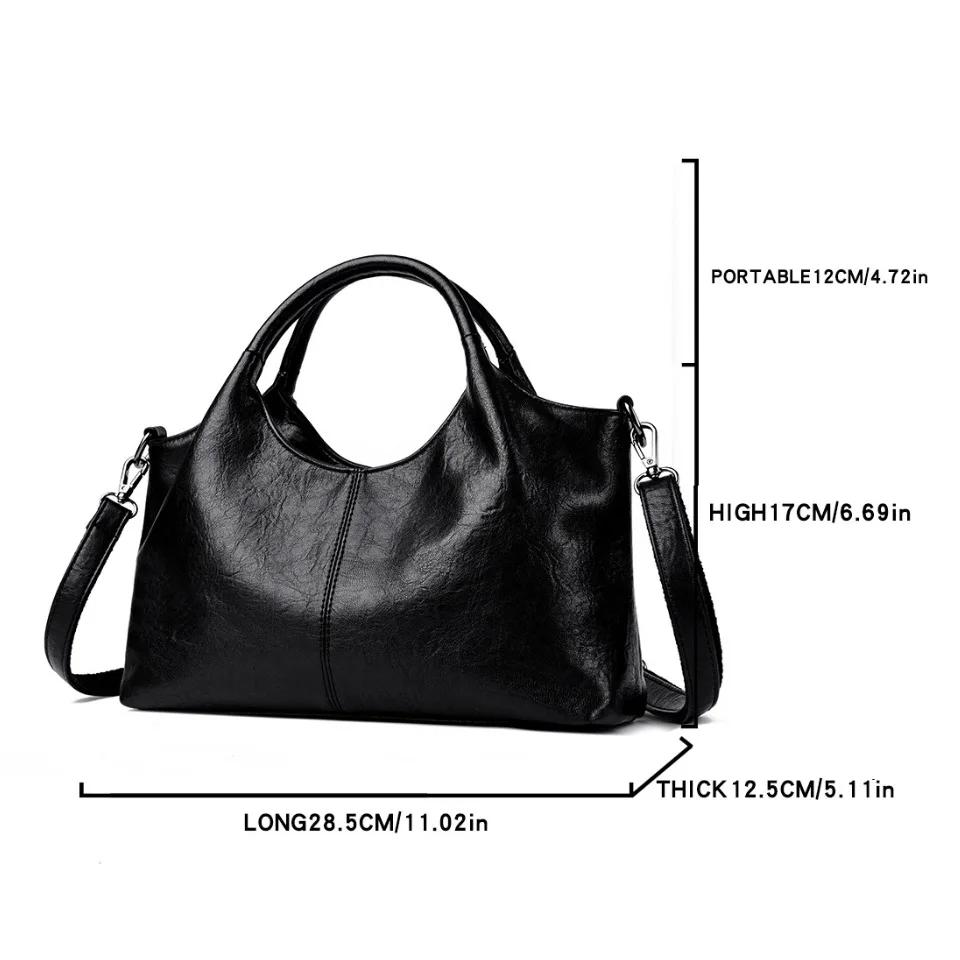 Sac à bandoulière et sac messager pour femme d'âge mûr 2026, petit sac fourre-tout en cuir PU souple