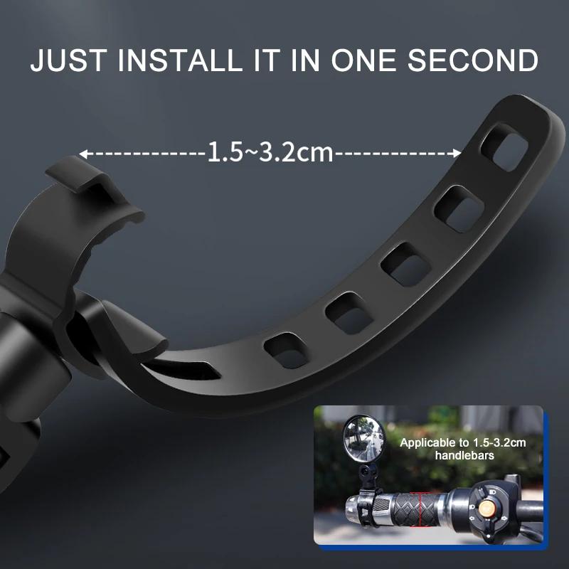 X-TIGER rétroviseur de vélo universel rotation réglable grand Angle guidon de cyclisme rétroviseurs 