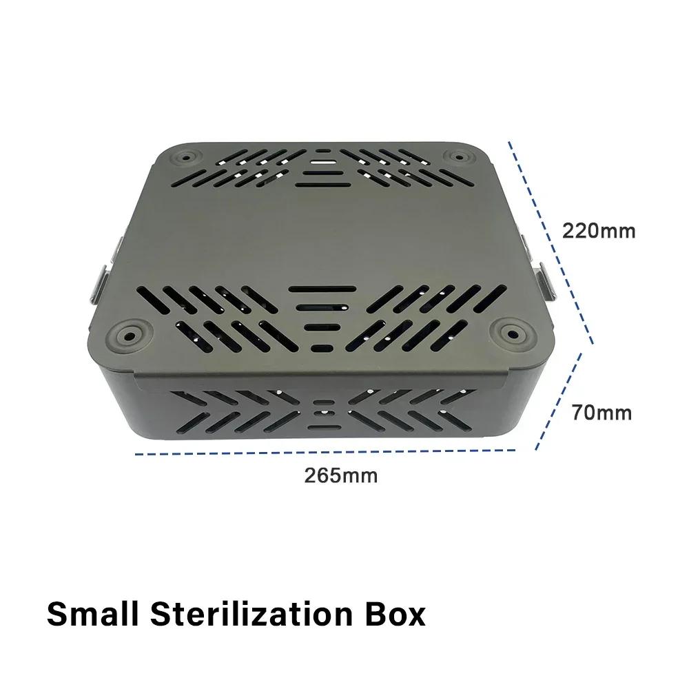 Boîte de stérilisation utilisée pour une petite perceuse électrique, scie, Instruments chirurgicaux 