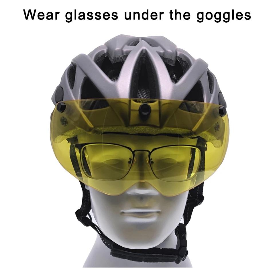 LOCLE-Casque de vélo moulé intégralement avec visière, casque de vélo de montagne, casque de vélo de