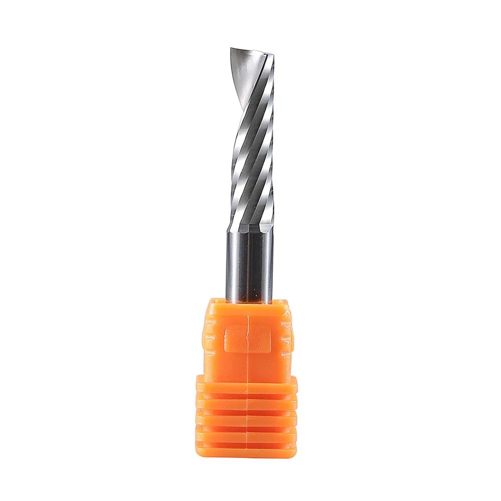 Dreanique 5 pcs/lots 1 cannelure spirale fraise CNC publicité gravure peu pour le travail du bois ac