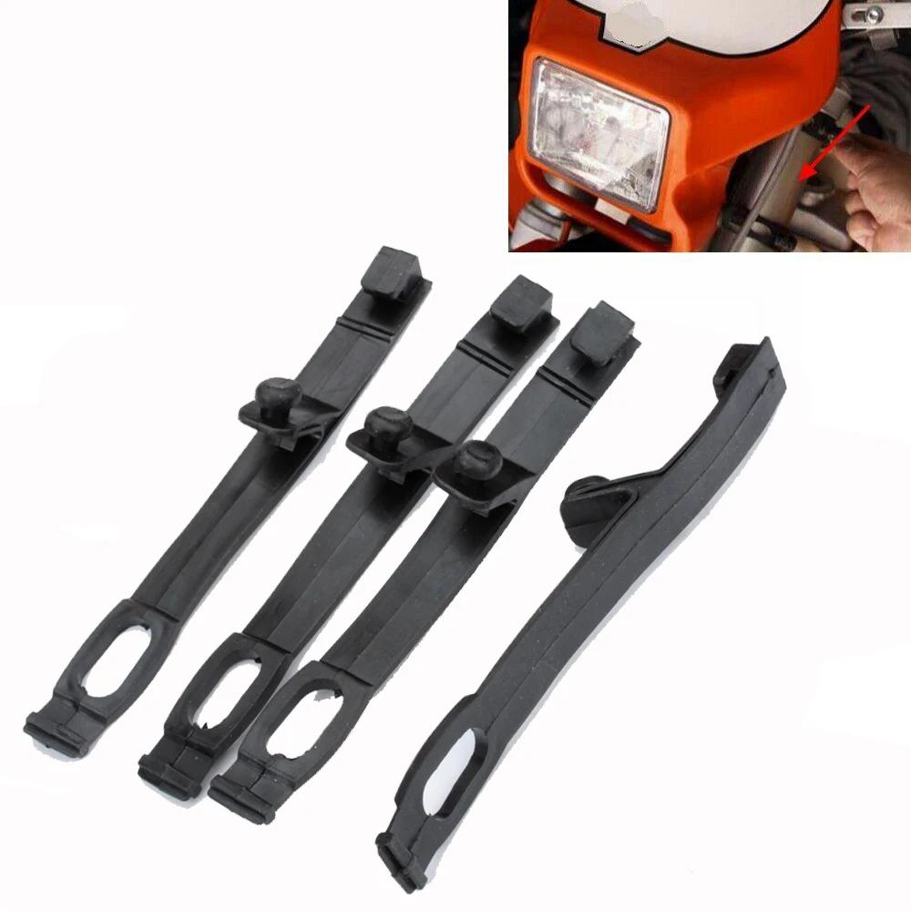 Sangles en caoutchouc pour carénage de phare de moto, 4 pièces, supports de fixation de phare de mot