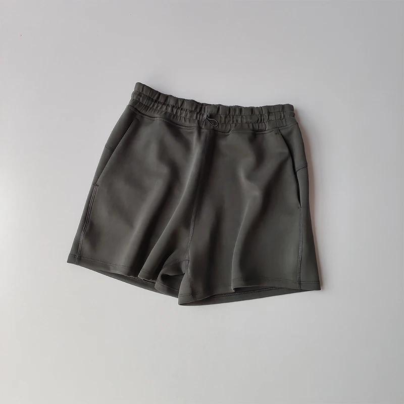 Short de sport taille haute modal pour femme - Séchage rapide course fitness yoga décontracté