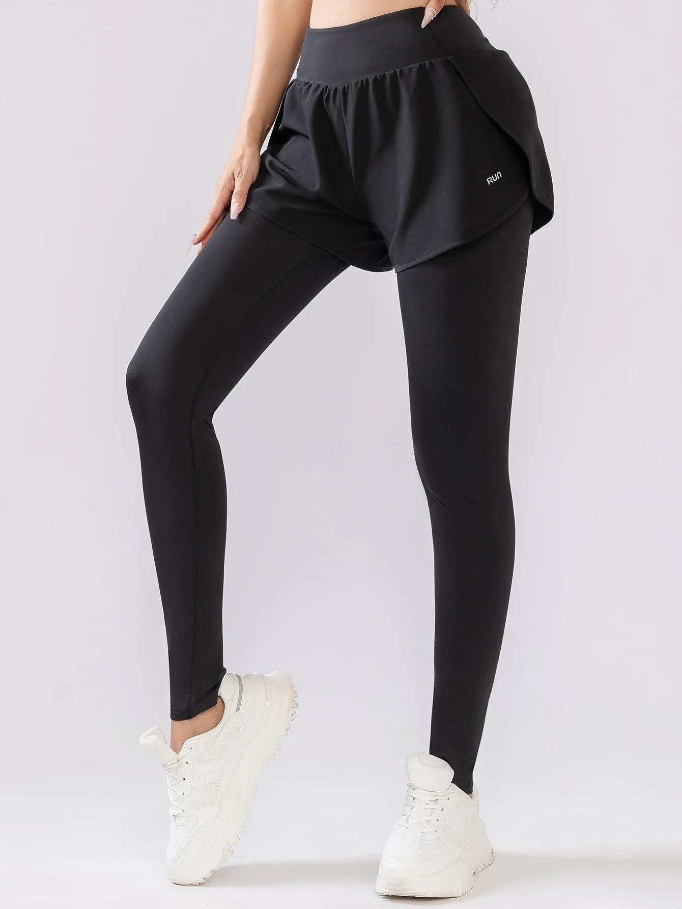 Ensemble de sport taille haute pour femme, pantalon de yoga, lifting des hanches, fitness, course à 
