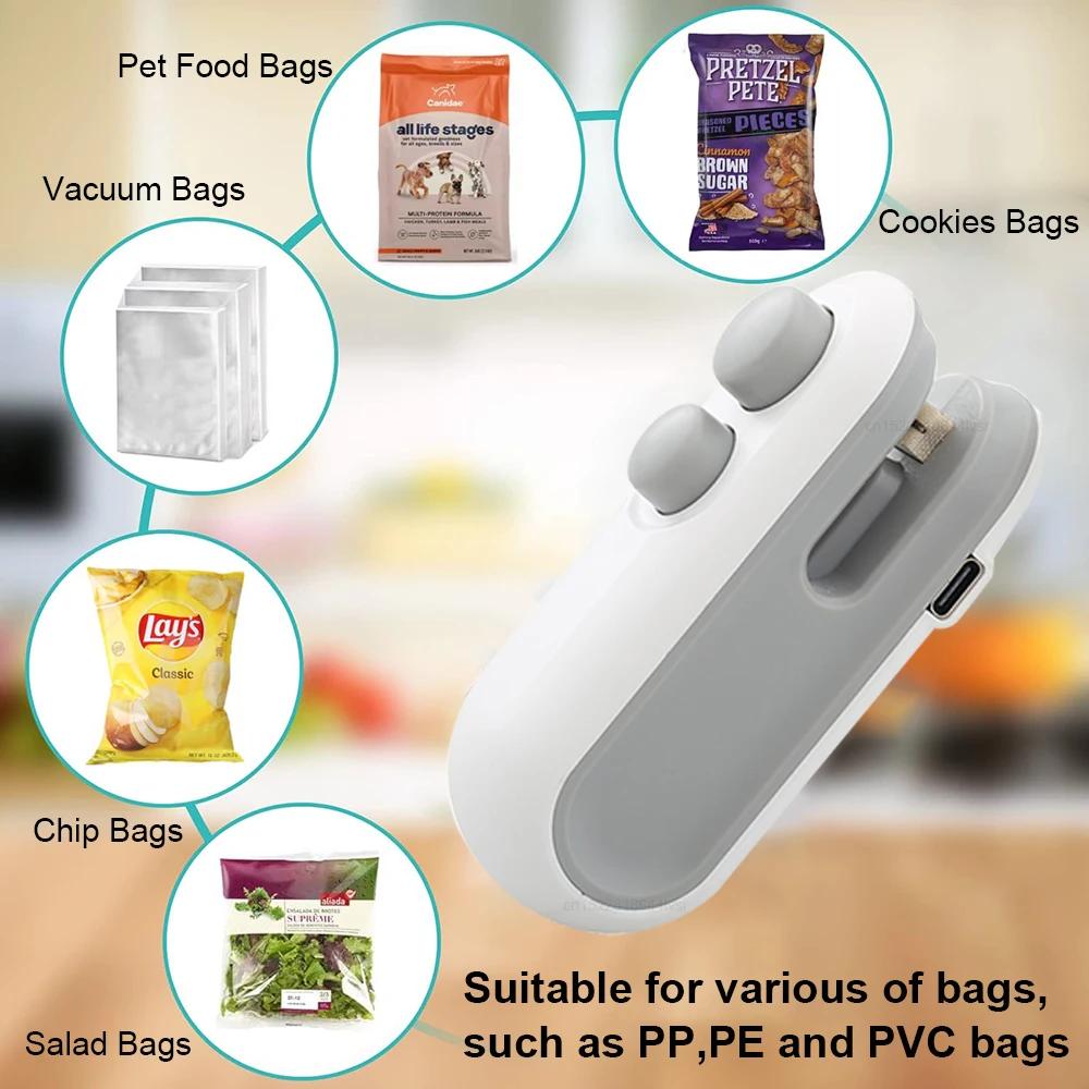 Mini banc thermoscellant 2 en 1, sac de rangement pour aliments en plastique GT, sac à clip aste par