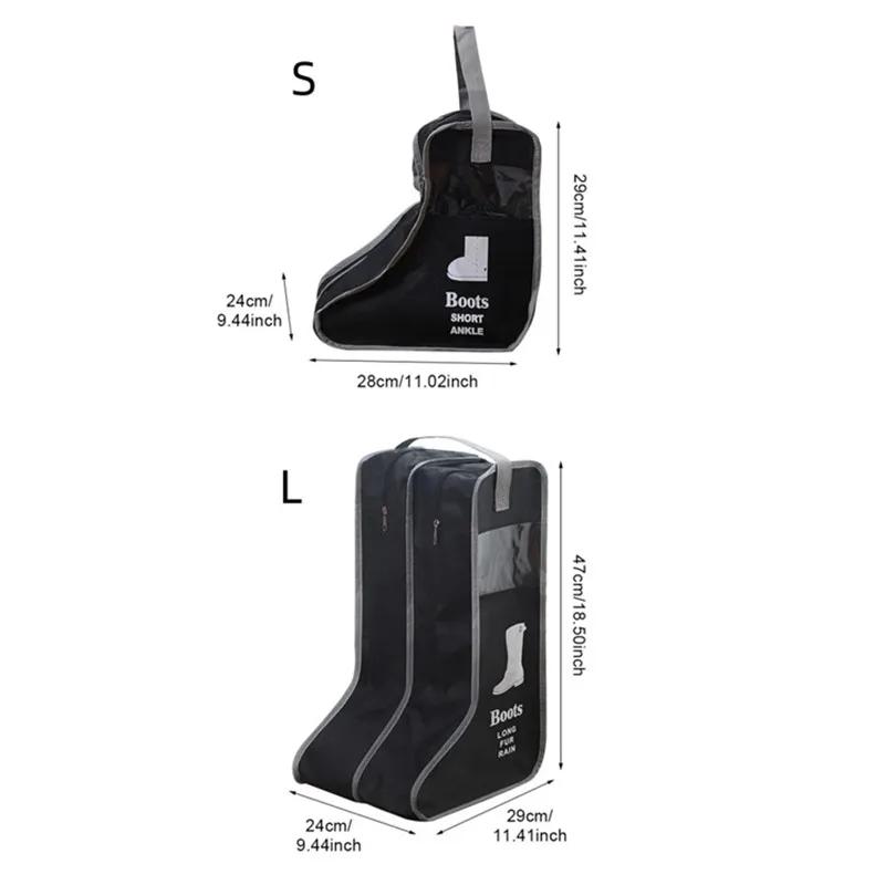 Sacs de rangement pour chaussures, couverture longue pour bottes de pluie, organisateur anti-poussiè
