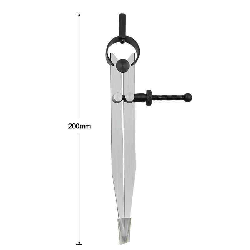 Boussole en cuir réglable verrouillable en acier au carbone diviseur aile Creaser bricolage maroquin