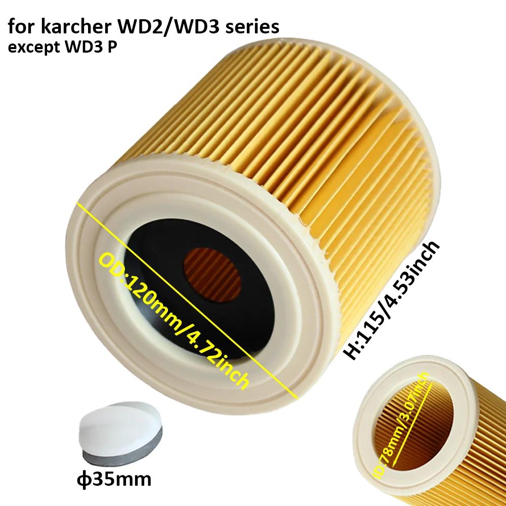 Sac à poussière filtre pour aspirateur Karcher, pièces de rechange, remplacement, Hepa Pound, access
