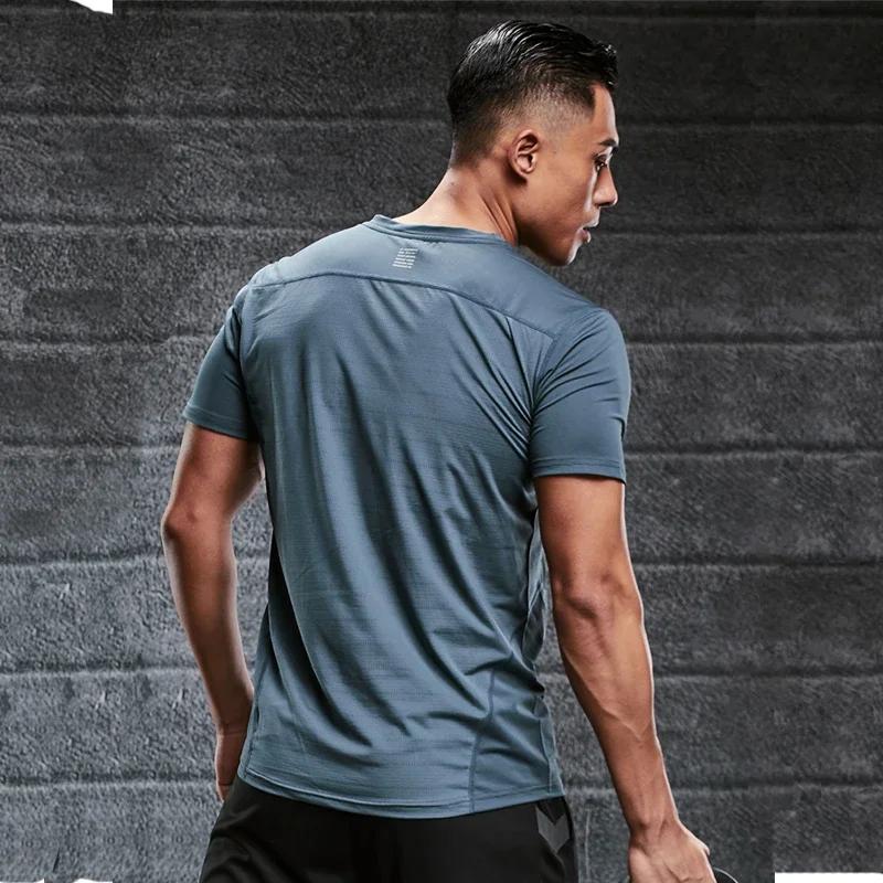 Ice InjT-Shirt à manches courtes pour hommes, maillot de corps de sport, chemises minces, col rond, 