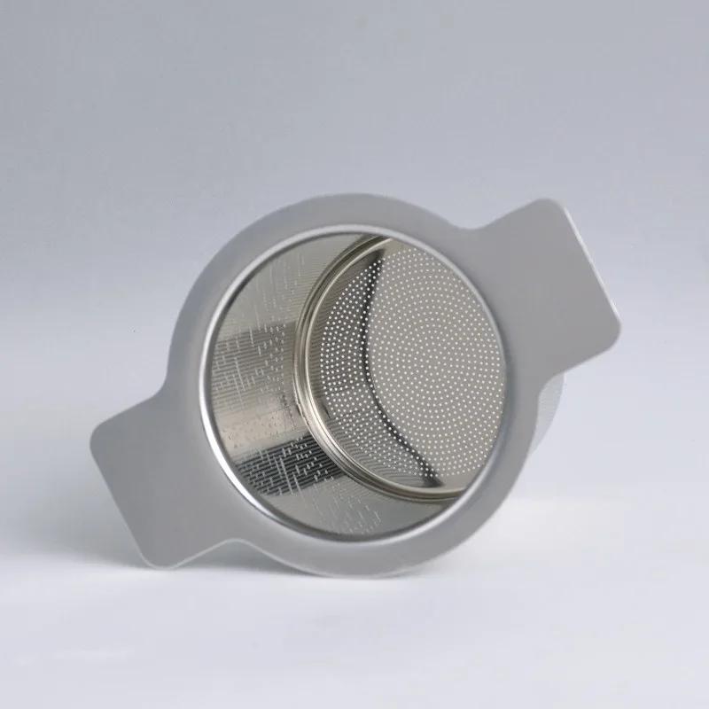Infuseur à thé en maille réutilisable en acier inoxydable, passoire, filtre à feuilles, pièces de ta