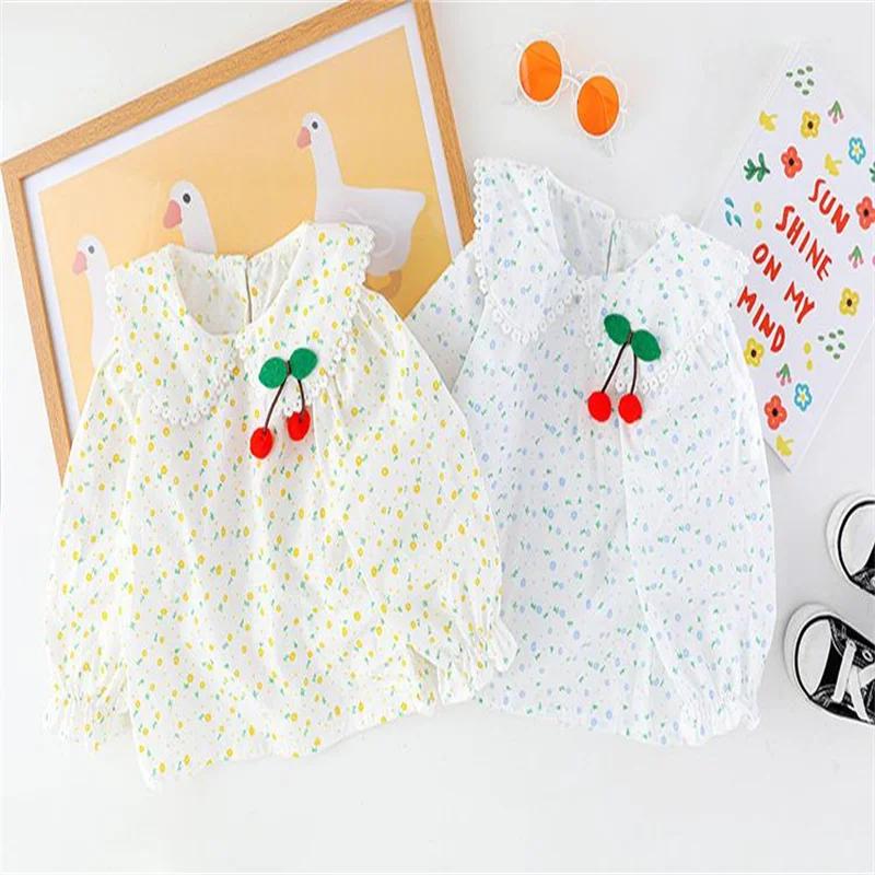 Ensemble de Vêtements pour Bébé Fille, Motif Floral, Manches sulf, Couleur Unie, Bavoirs Décontracté