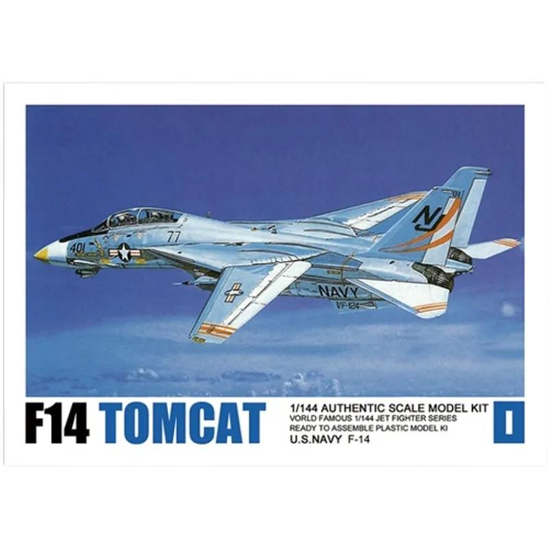 Modèle de chasseur assemblé 1/144, modèle de Simulation militaire F-14 F-15 F/A-18