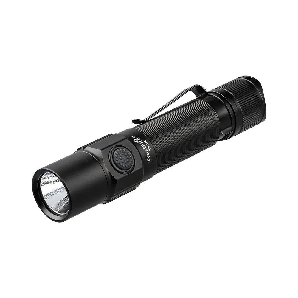 Olla fire-Lampe de poche T10R, 1800 lumens, type injuste C, aste par USB, 18650 LED, lampe militaire
