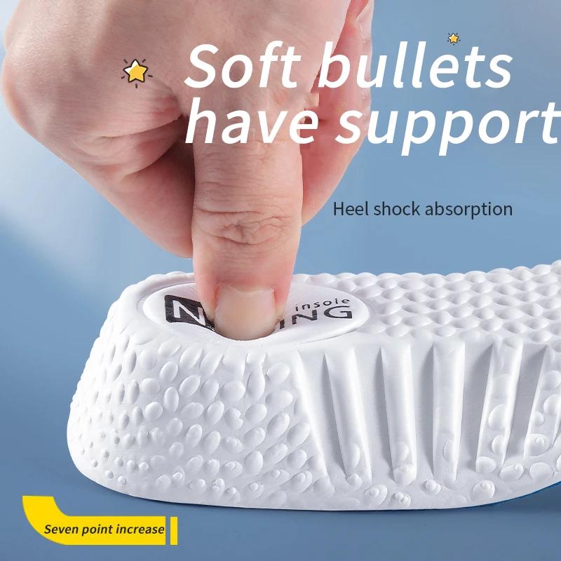 Semelles intérieures pour augmenter la hauteur hommes femmes chaussures pieds plats soutien de la vo