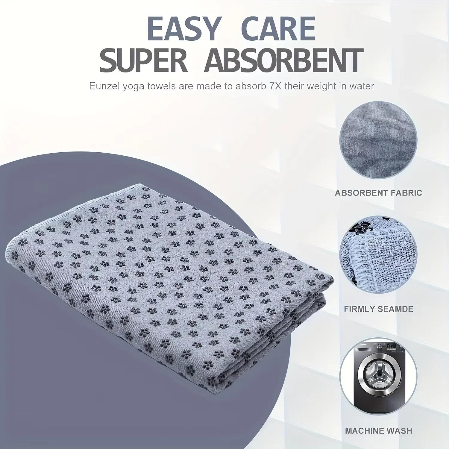 Serviette de yoga antidérapante, tapis de Pilates, couverture de yoga absorbant la transpiration, ta