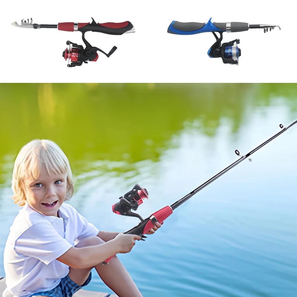 Enfants canne à pêche ensemble canne à pêche pour enfants enfant cannes à pêche télescopiques avec m
