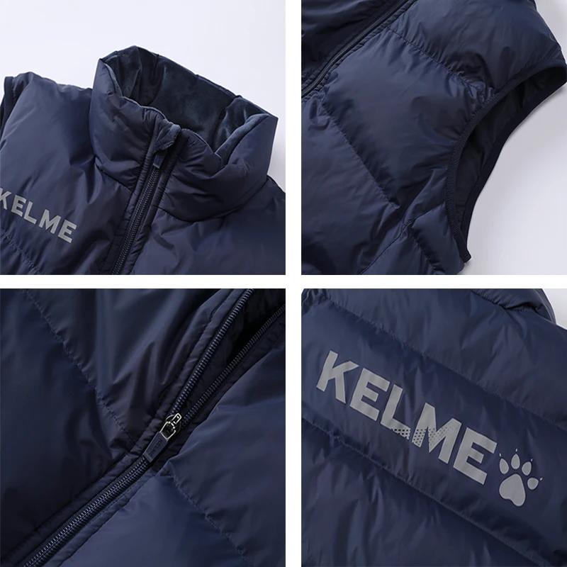 Veste coupe-vent imperméable homme KELME - Manteau sport hiver léger training extérieur col montant