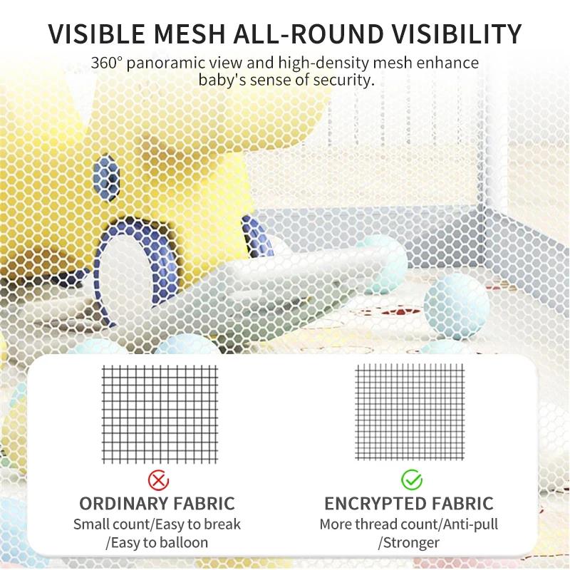 Grand parc bébé pour enfants avec protection en mousse aire de jeux bébé pour 0 ~ 6 ans enfants foss