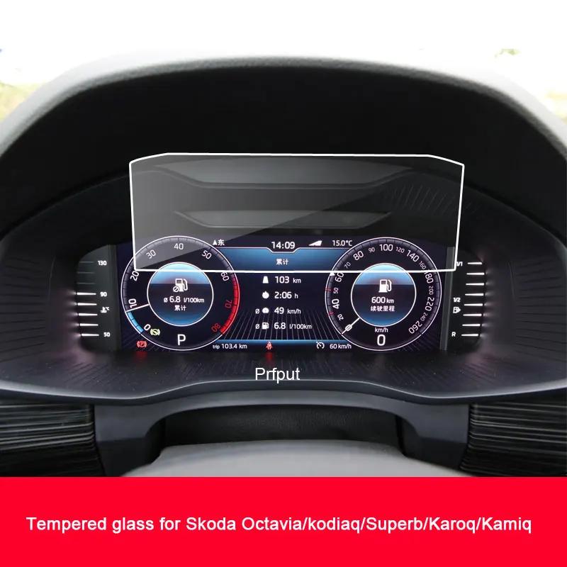 Protecteur d'écran en verre pour voiture, écran LCD 10.25 pouces, Skoda, Columbus, Octavia, Kodiaq, 