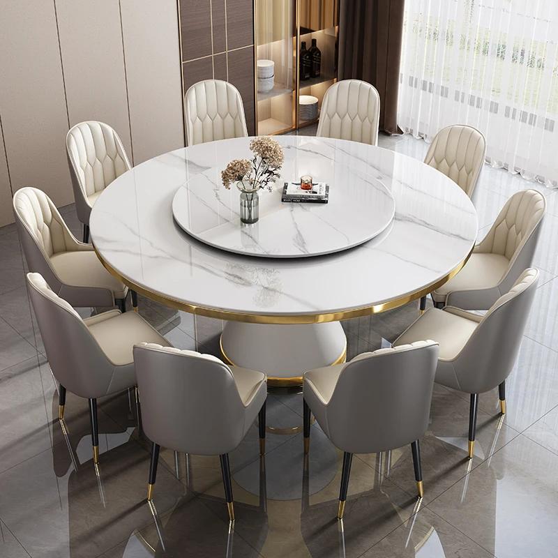 Tables de cuisine de luxe haut chaud garder la décoration Tables à manger Design français Tavolo Rou