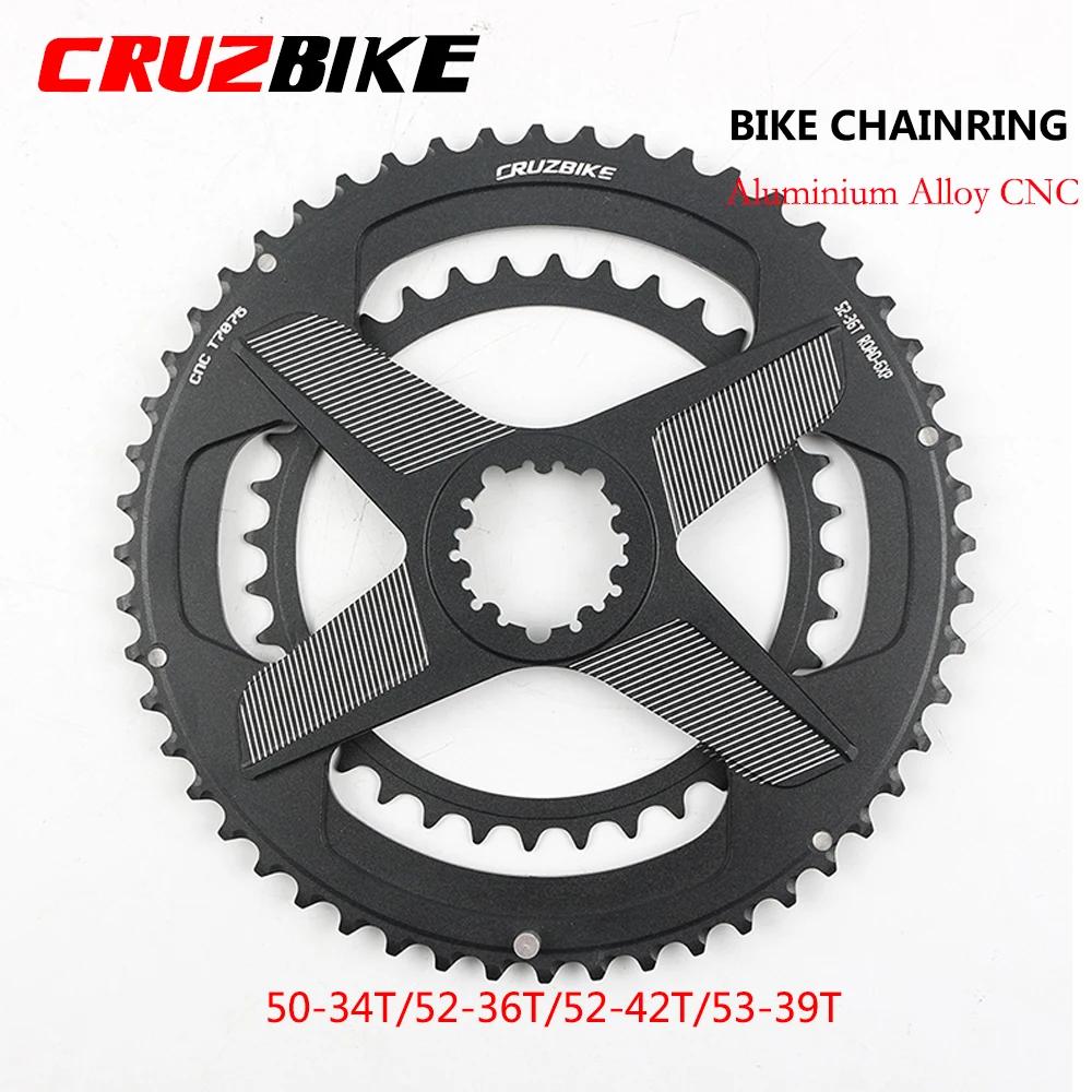 CRMERCEDES-Couronne de vélo à double disque JOWheel, plateau de vélo de route, pédalier à 8 vitesses