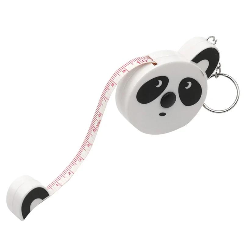 Mètre Ruban de Dessin Animé 0-150cm 0-60 Pouces Mini Portable Forme Animale Mignonne Porte-clés Mètr