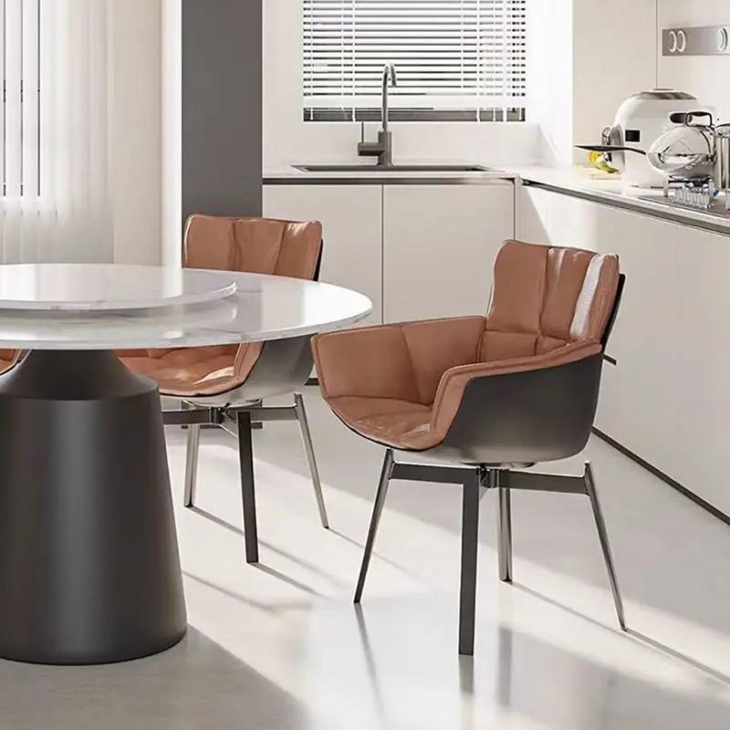 Chaise de Salle à Manger Légère et Créative de Luxe, Chaise de Muscle Simple, Moderne, Nordique, Loi