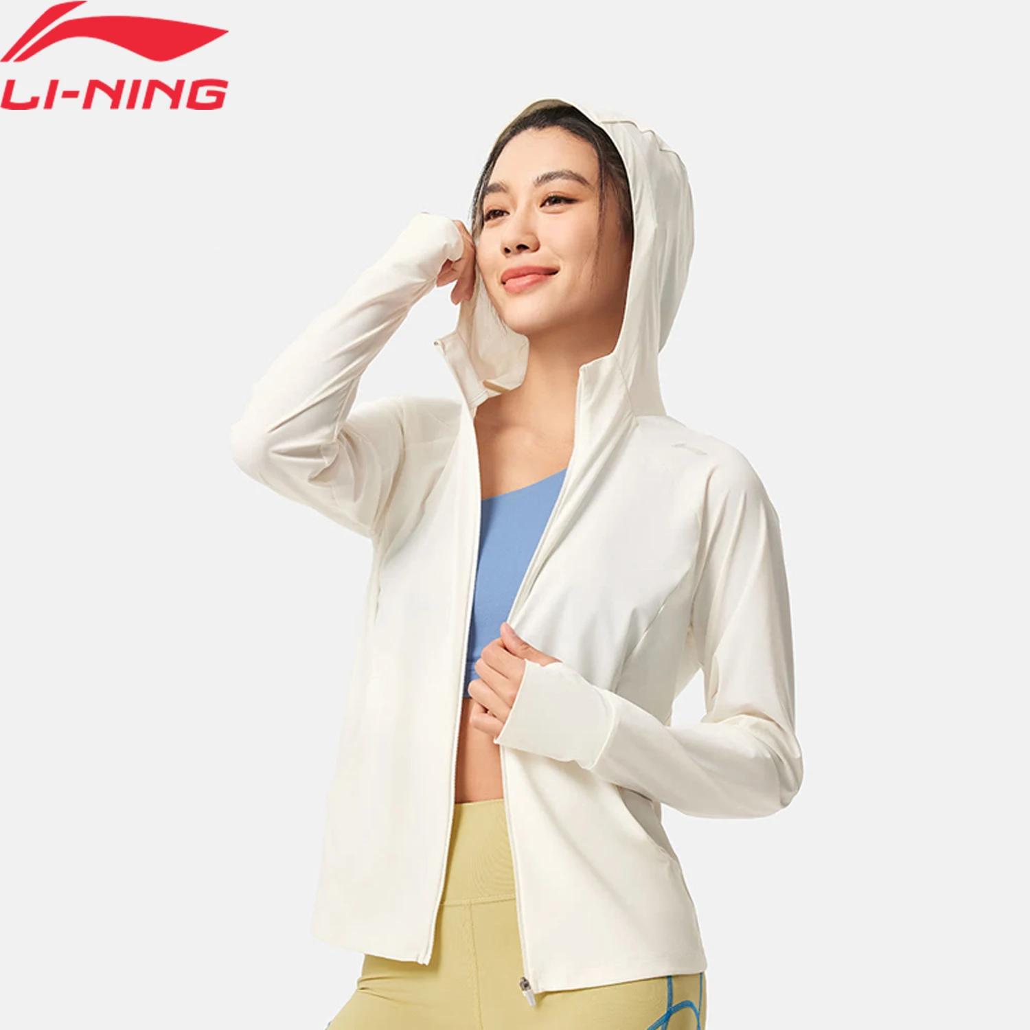 Coupe-vent Li-Ning fitness femme polyamide élasthanne doublure respirante manteau sport AFDV286