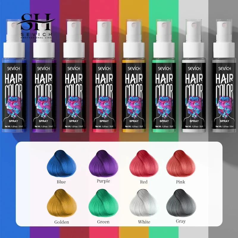 Spray de coloration temporaire pour cheveux, teinture instantanée unique pour Salon de coiffure, tei
