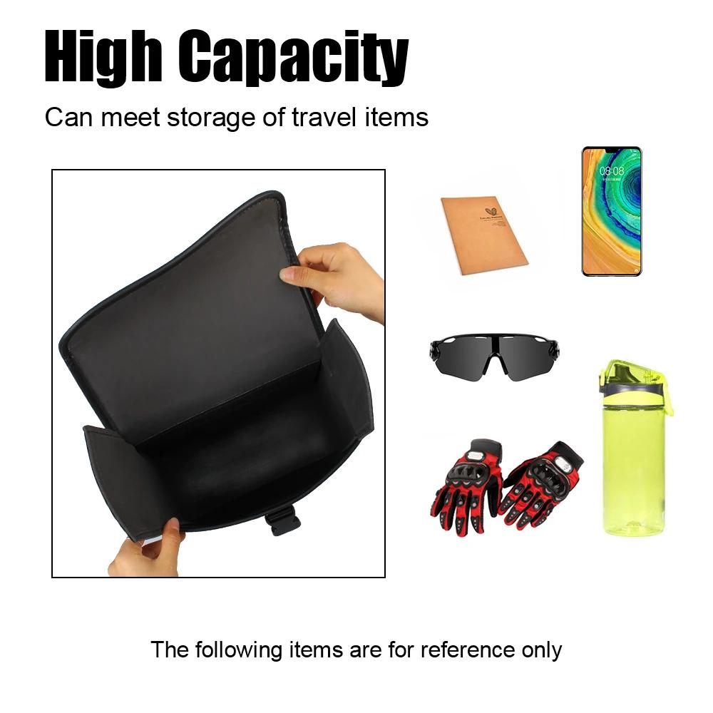 Sacs de selle de moto rétro, pochette mallette de rangement, valise de réservoir de bagages latéraux