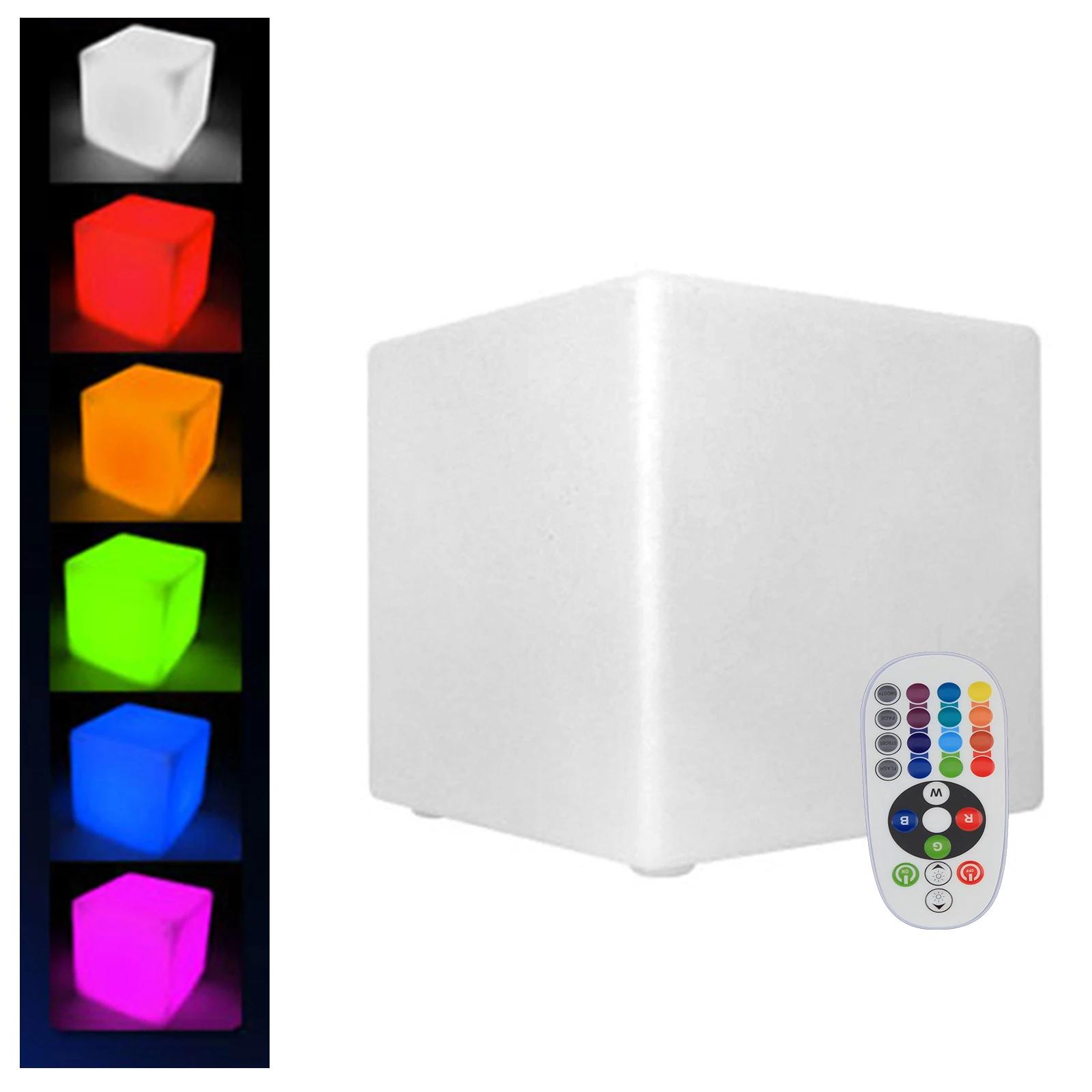 Lumière ambiante cube LED, 16 couleurs de lumière réglables RVB, télécommande, fête, fabricant d'esc