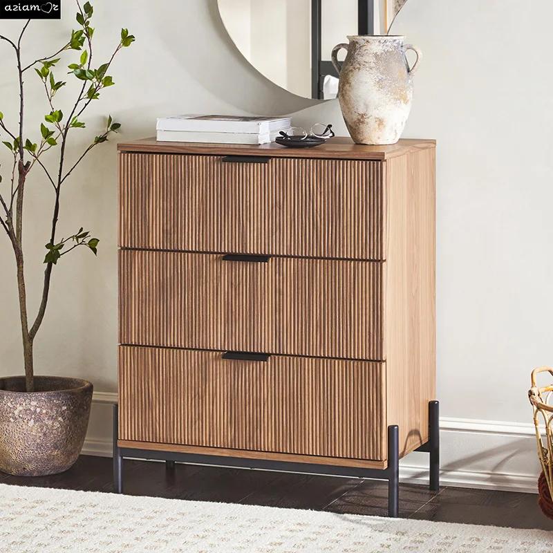 Milieu du siècle 3-MELChest avec Reeded MELFronts, Moka