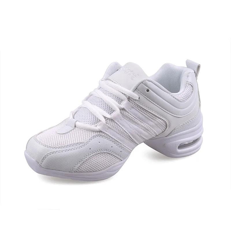 Chaussures de danse pour femmes, tissu en maille respirant, chaussures de Jazz à semelles souples no