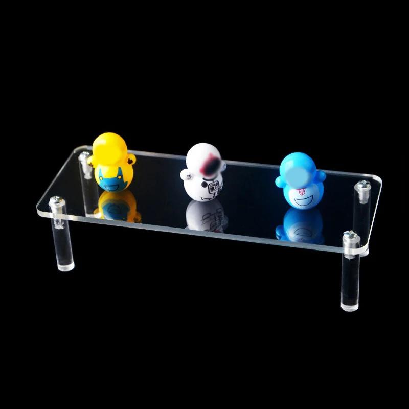 Présentoirs en acrylique à 1-5 niveaux, étagère transparente, présentoir de figurines en argile pour