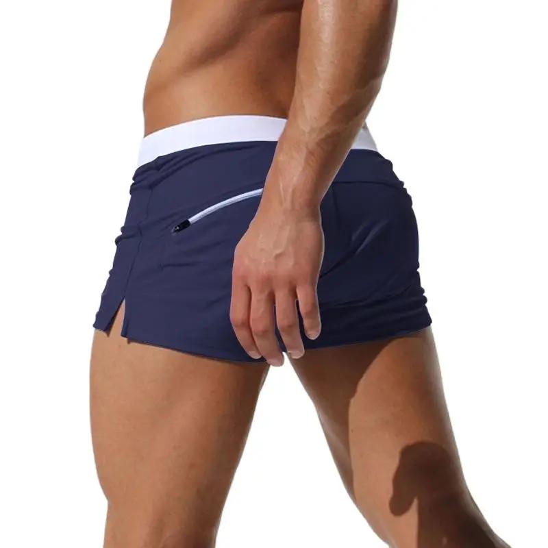 Maillots de bain pour hommes taille basse surf tronc nager court sexy personnalité maillot de bain m