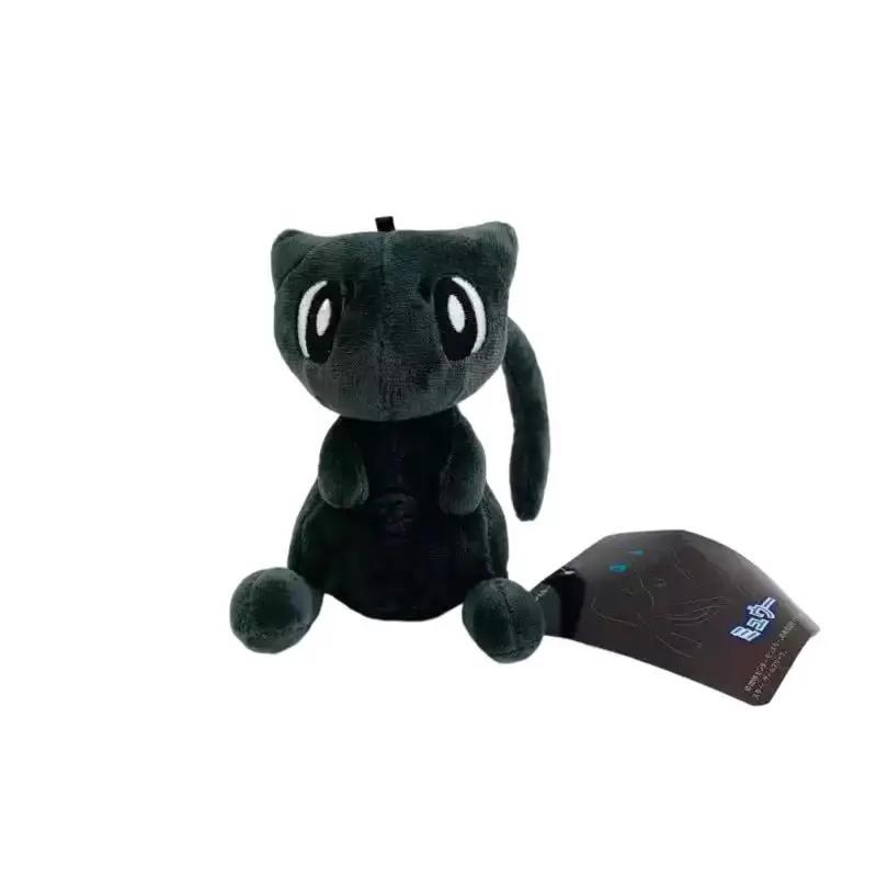 Porte-clés pokémon Mew en peluche noir 13CM, sac Pandent et décorations pour enfants, cadeau de noël