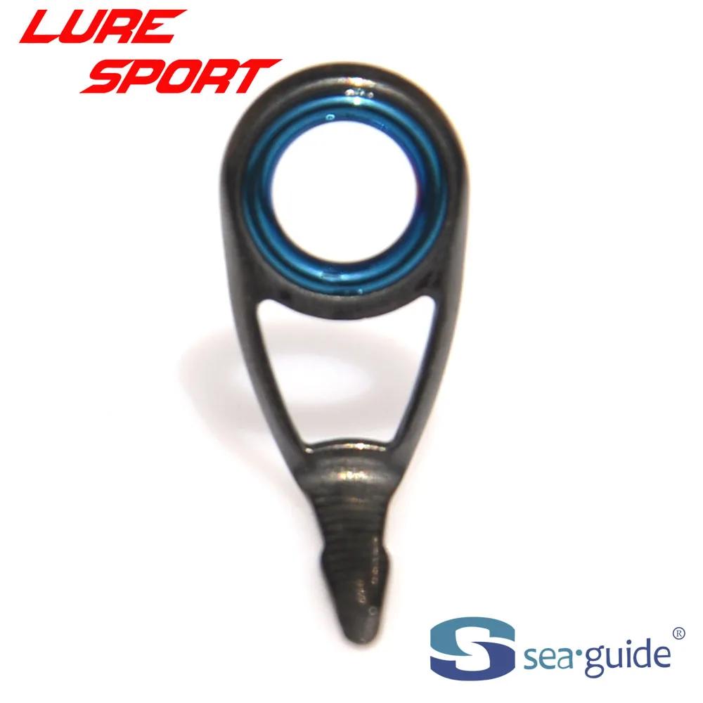 SeaGuide jeu guides rotation bleu LS anneau cadre acier noir - 9 à 12 pièces pour réparation pêche création DIY