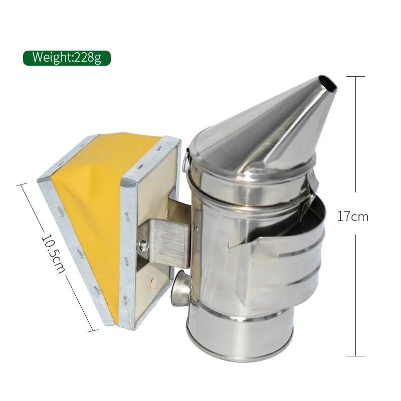 Fumoir d'apiculture en acier inoxydable pour ruches, fumoir à abeilles pour enfants, outils d'apicul