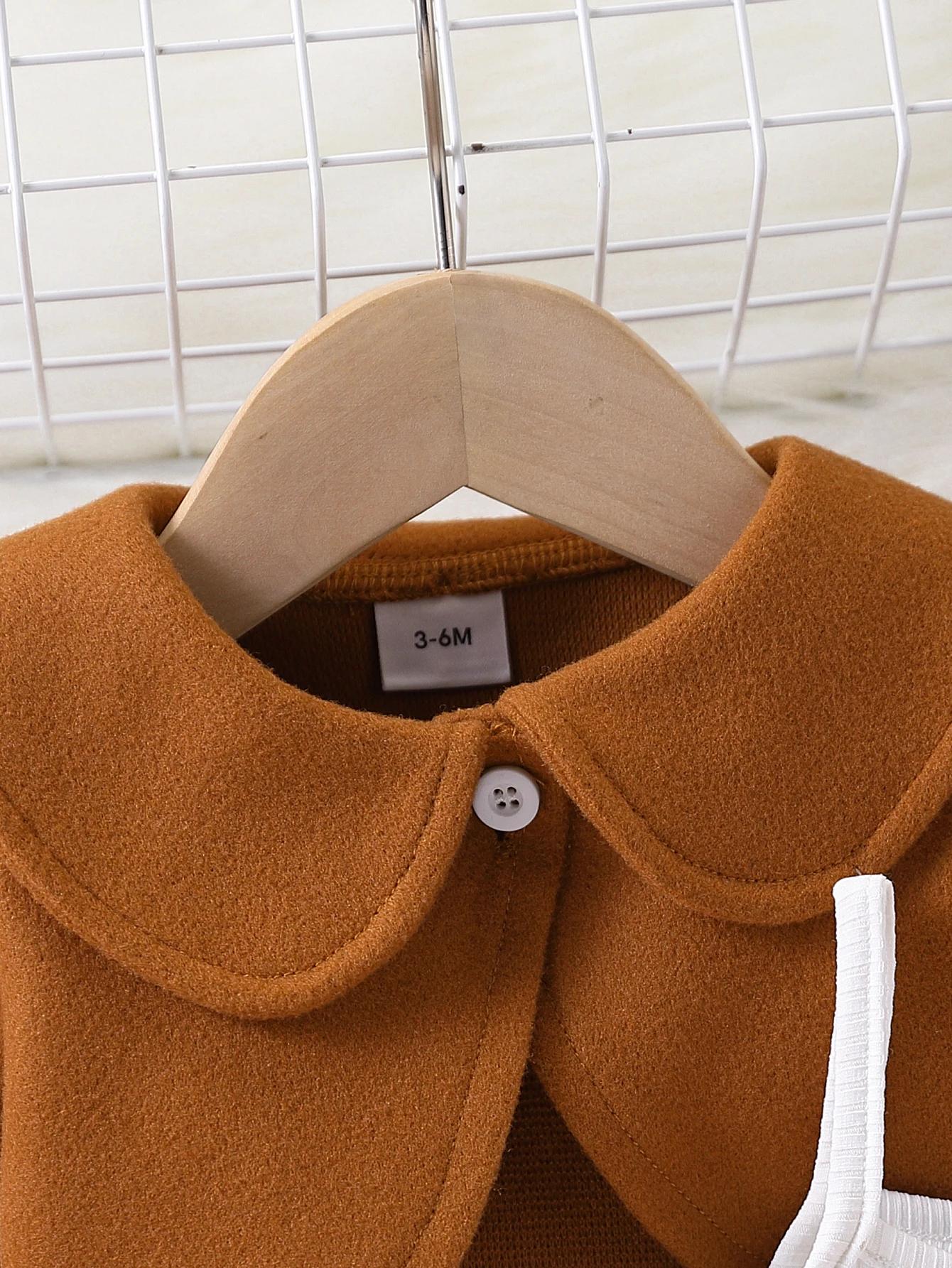 Ensemble jupe et veste courte en tulle à carreaux pour bébé fille