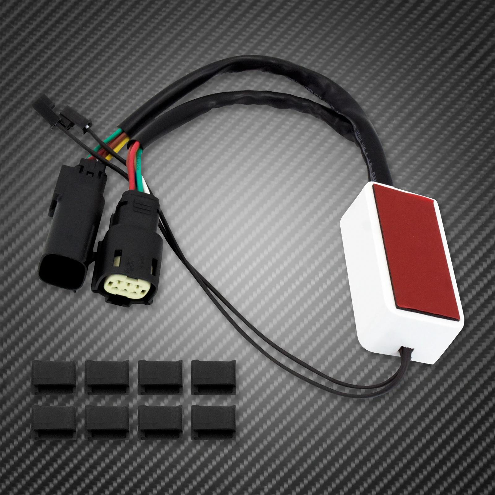 Sacoche de moto fumée à LED, frein fluide, clignotant, lumière d'appoint pour Harley Touring, 2014-2