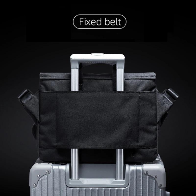 MOYYI Design grand sac de messager pour ordinateur portable pour hommes étanche voyage bandoulière s