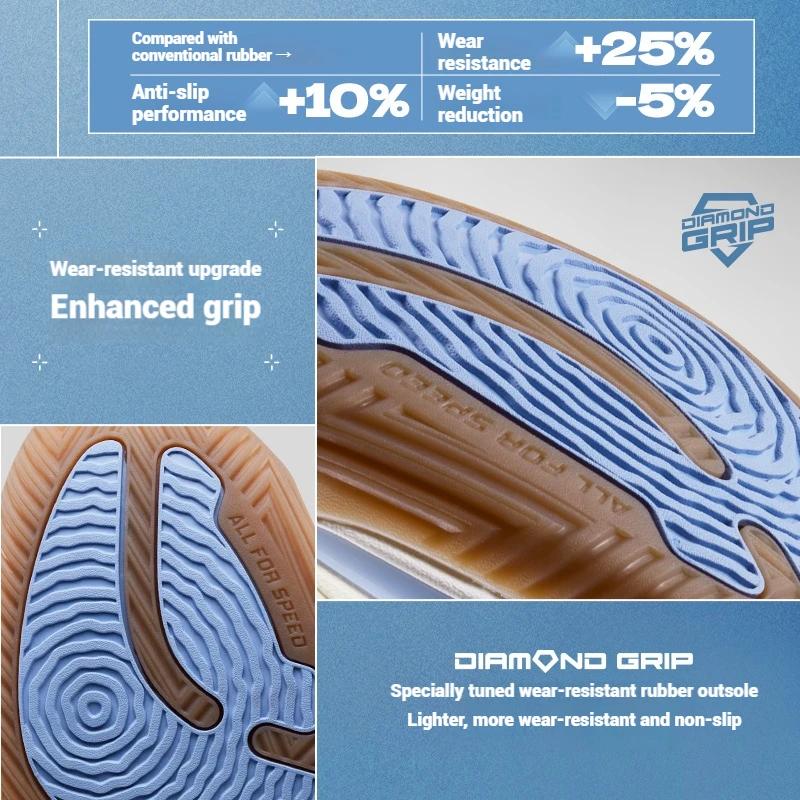 361 degrés BIG3 6.0 chaussures de sport de basket-ball pour hommes résistant à l'usure antidérapant 