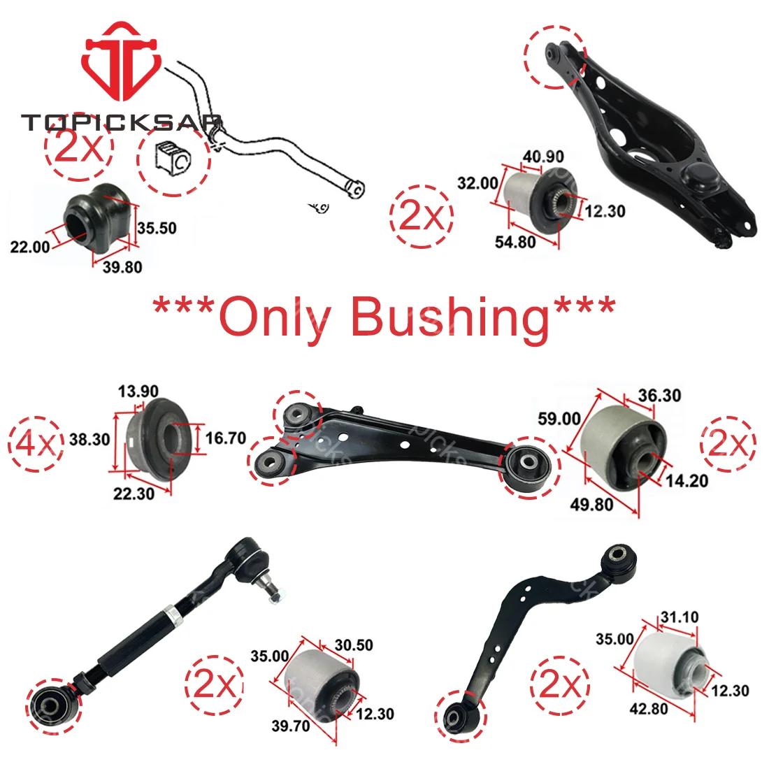 TOPICKReduce-Jeu de matiques de bras latéral de commande arrière, matiques pour Toyota Rav4 2006 200
